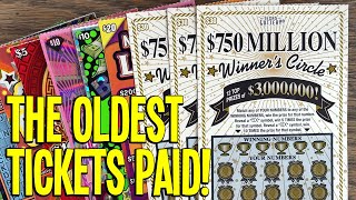 WINNING ON THE OLDEST TICKETS 💰 200 TEXAS LOTTERY Scratch Offs [upl. by Barde]