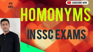 Homonyms in English grammar Homonyms in SSC exams Homonyms in English Homonyms in CGL [upl. by Chery]