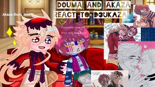 Douma and Akaza react to Doukaza  Cringe and Rushed ✨✨ Ships Swearing Earrape  13 [upl. by Seagraves]