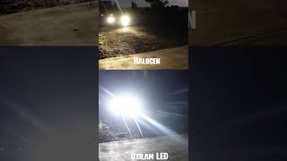 Which Lights are better Halogen vs Oxilam LED Lights [upl. by Abercromby292]