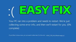 VIDEO TDR FAILURE atikmpagsys Blue Screen While Playing Videos  How To Fix [upl. by Nnek144]