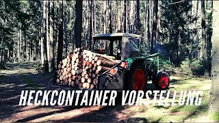 Heckcontainer Vorstellung und Einsatz  Boden bricht durch [upl. by Yllen798]