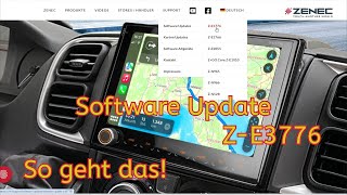 Update Anleitung MainSystem Zenec ZE3776 Vlog224 [upl. by Nydnarb]