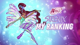 Winx Club  My sirenix ranking  10 versions 【IN RUSSIAN】 [upl. by Dnomyar]