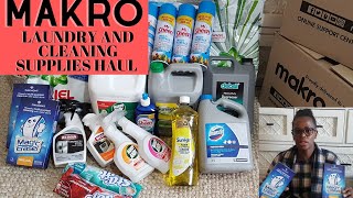 MAKRO LAUNDRY amp CLEANING SUPPLIES HAUL homemadebysibo laundry cleaningsupplies youtube makro [upl. by Digirb]