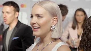 AnneMarie bumps into Little Mix at the BRITs 2019  Hits Radio [upl. by Tellford]