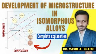 Development of Microstructure  Isomorphous Alloys  Materials Science Engineering  Dr Vasim Shaikh [upl. by Frierson]