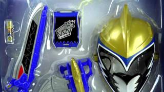 NYCC Dino Charger DX Gold Ranger Training Set Power Rangers Dino Charge [upl. by Nellda320]