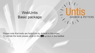 WebUntis  Basic package [upl. by Trix823]