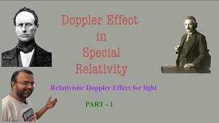 Doppler Effect in Special Relativity  Relativistic Doppler Effect in Light  Part 1 [upl. by Lomax]