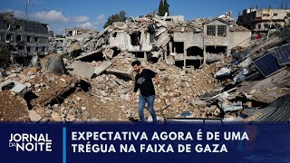 Rabino faz analise sobre expectativa de um cessarfogo em Gaza  Jornal da Noite [upl. by Cooley36]