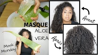 MASQUE CHEVEUX ALOE VERA I NaturalMaskMonday [upl. by Nylaehs99]