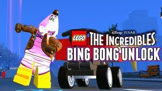 LEGO The Incredibles Bing Bong Secret Character Unlock Pixars Inside Out [upl. by Sedecrem]