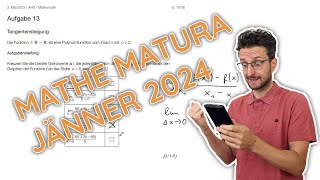 Mathe Matura Wintertermin Jänner 2024  Komplett durchgerechnet [upl. by Yerbua]