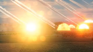 Ballistic Missile Impact Force  Cinematic  DCS World [upl. by Selwin]