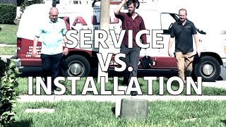 HVAC Service VS Installation [upl. by Aneehsyt]