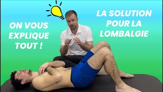 La solution pour la lombalgie et lumbago douleurs au dos  On vous explique tout [upl. by Wehrle551]