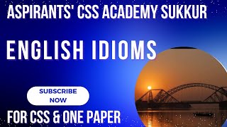 Idioms CSS  CCE  One Paper Preparation [upl. by Peh855]