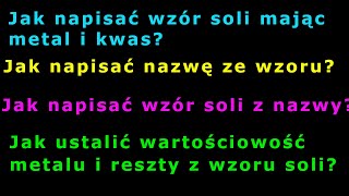 Wzory i nazwy soli 103 [upl. by Evin]