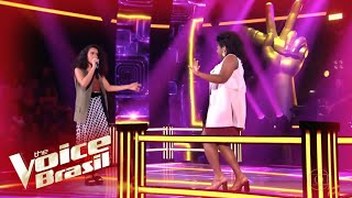 Karine Rayne e Marta Souza cantam Espelho  Batalhas  The Voice Brasil [upl. by Ryter655]