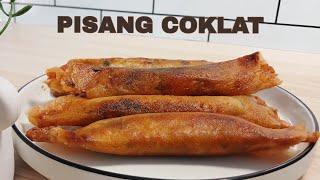 Pisang Coklat  Cemilan enak tinggal digulung gulung aja jadi [upl. by Torey]