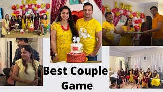 2 Best Couple Game  Anniversary Party Couple Game  Latest Couple Game  Vivaanyass World [upl. by Htaek]