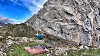 El Cantu  Doblando la Esquina 6c crouch start [upl. by Euv]