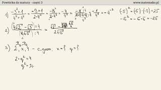 Powtórka do matury z matematyki  część 3 [upl. by Lemieux173]