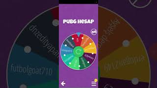 PUBG MOBİLE HESAP ÇEKİLİŞ SONUCU İNSTAGRAMpubgbedava hesap1 [upl. by Ameehs735]