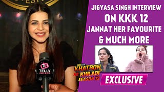 Jigyasa Singh Interview On KKK 12 Jannat Mohit Her favorite Contestant Upcoming Project amp More [upl. by Jauch]