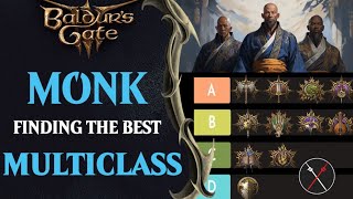 Baldurs Gate 3 Monk Multiclassing Guide amp Ranking [upl. by Mumford]