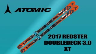 2017 Atomic Redster Doubledeck 30 XT Ski Test with Wolfgang Mayrhofer and Ron Kipp [upl. by Wiggins]