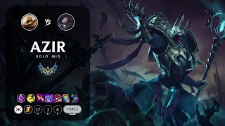 Azir Mid vs Orianna  KR Challenger Patch 1324 [upl. by Hunfredo]