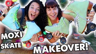 EXTREME SKATE MAKEOVER with Pigeon amp Indy [upl. by Burney515]