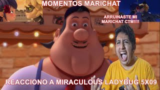 Reaccionando a Miraculous Ladybug 5x09 Este PINCHE Heladero nos Arruino el MARICHAT [upl. by Nnil]