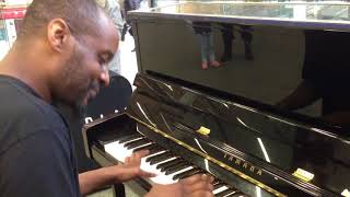 Trevor Yamba Elton John Piano St Pancras Station [upl. by Kenna]