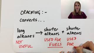 Simple Cracking explanation with products and conditions organic chemistry chem GCSE [upl. by Noira959]