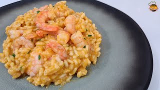 RISOTTO de Langostinos  FACIL Y DELICIOSO [upl. by Koral532]