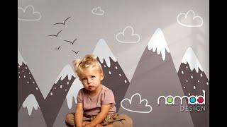 Papier peint mural autocollant Enfant  Nomad Design [upl. by Teece]