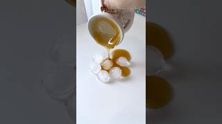 WHAT HAPPENS IF YOU SPILL WAX ON ICE🧊 jellywax asmr waxmelts shorts virals [upl. by Ahsahtan]