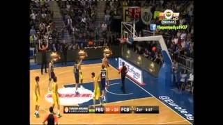 Linas Kleiza vs Barcelona 25102013 [upl. by Gnod]