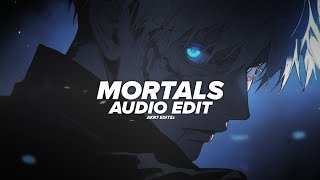 warriyo  mortals edit audio ft laura brehm [upl. by Ednargel295]