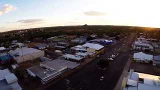 Cloncurry Queensland Town Flight  Quadcopter  GoPro4 [upl. by Adyaj]