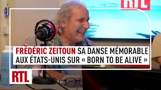 Frédéric Zeitoun  sa danse mémorable aux EtatsUnis sur quotBorn to be alivequot [upl. by Anaibib]