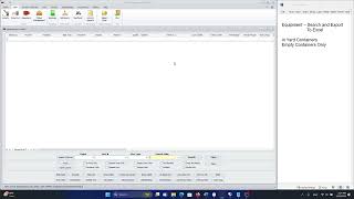 Depot YMS  Search equipments and export to Excel [upl. by Enilrae]
