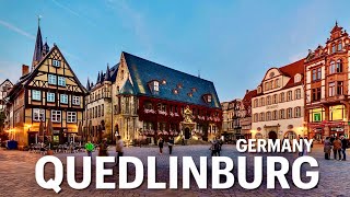 Quedlinburg Beautiful UNESCO World Heritage Town GERMANY [upl. by Annoyed791]