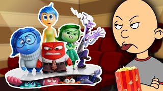 Classic Caillou Misbehaves At Inside Out 2 MovieGrounded [upl. by Jaddo]