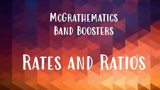 Rates and Ratios  HSC Standard 2 Mathematics Revision Questions [upl. by Rodmann]