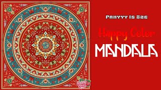 Happy Color  Mandala  Coloring Games  Game Mewarnai [upl. by Pliner]