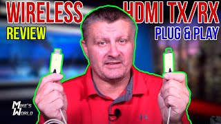 EDUP Wireless HDMI Transmitter and Receiver REVIEW [upl. by Ninnahc]